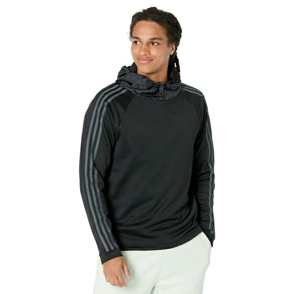 アディダス メンズ パーカー Hoodie COLD.RDY アウター Pullover スウェットシャツ 3-Stripes Black