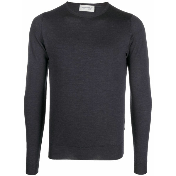 ジョンスメドレー メンズ ニット\u0026セーター アウター Lundy crew neck jumper Grey