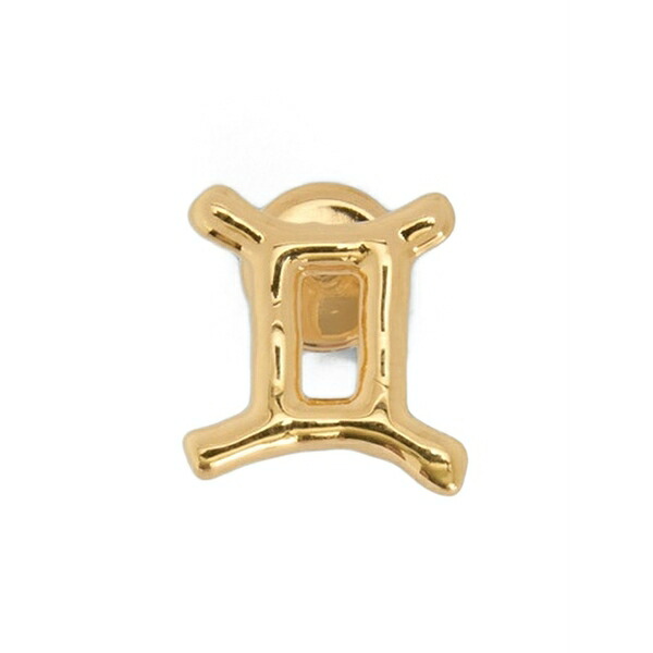 ジル・サンダー レディース ピアス＆イヤリング アクセサリー Zodiac sign single earring Gold｜asty