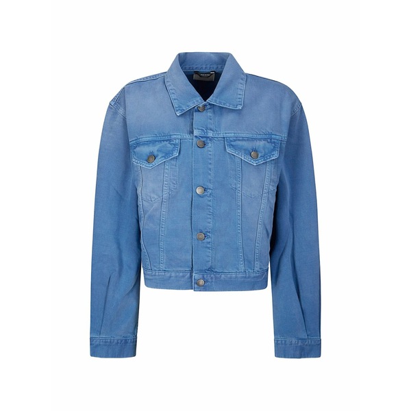 ご機嫌冷やりとした レディース 上衣＆上衣 アウター Simon buttoned denim jacket Blue レディースファッション-コート・ジャケット