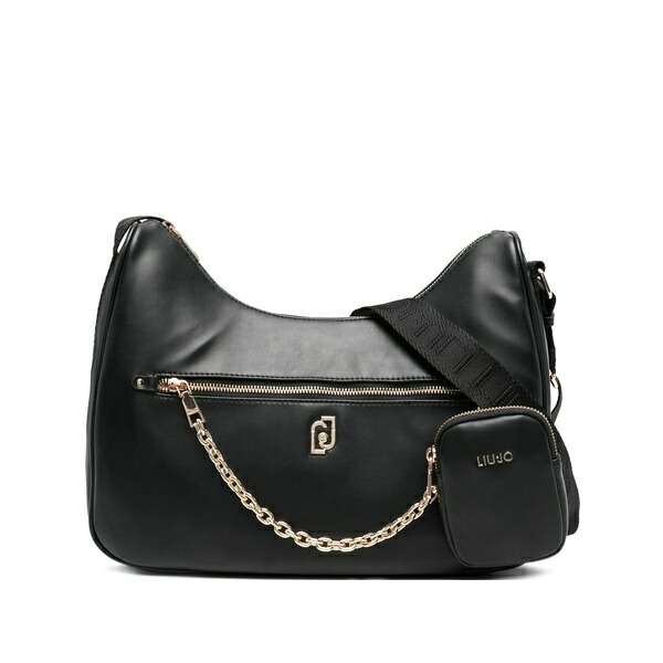 リュージョー レディース トートバッグ バッグ Chain cross body bag Black|asty