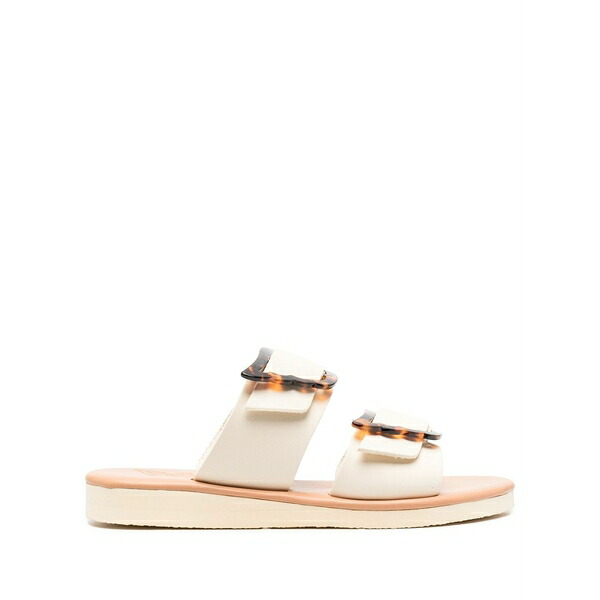 アンシエントグリークサンダル レディース サンダル シューズ Iaso flat sandals Neutrals｜asty