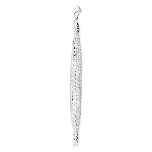 エマニュエレ ビコッキ メンズ ブレスレット・バングル・アンクレット 付属物 Ice braided bracelet Silver