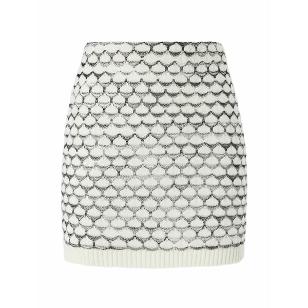 ミッソーニ レディース スカート ボトムス Patterned mini skirt White｜asty