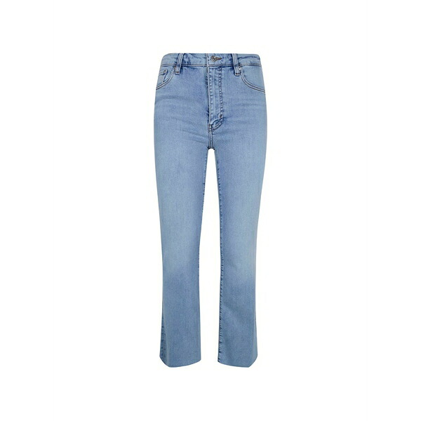 フレーム レディース デニムパンツ ボトムス Belt-loop pocket jeans Blue｜asty