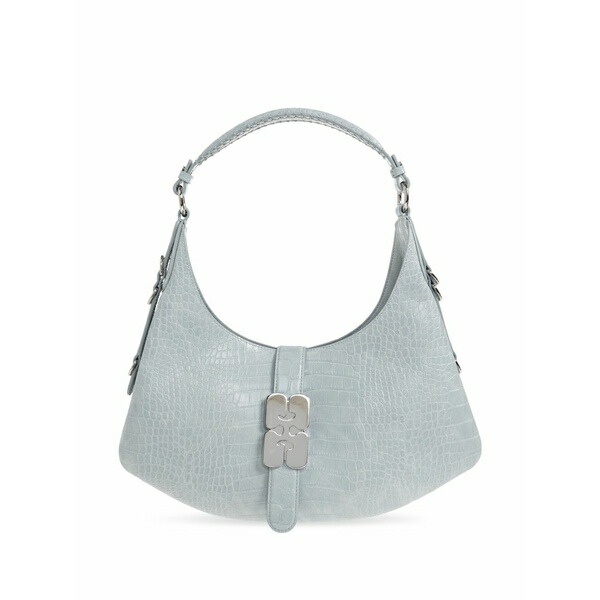 ガニー レディース トートバッグ バッグ Leather tote bag Blue