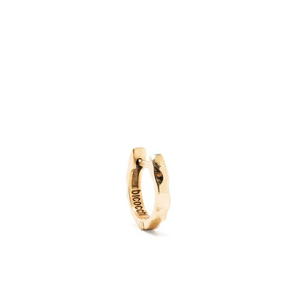 エマニュエレ ビコッキ メンズ ピアス・イヤリング 佩び物 Textured small hoop earring Gold