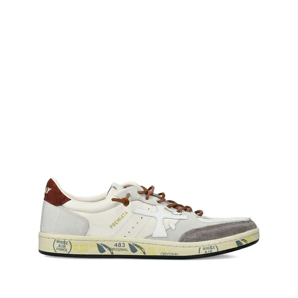 プレミアータ メンズ スニーカー シューズ Lace-up sneakers Neutrals