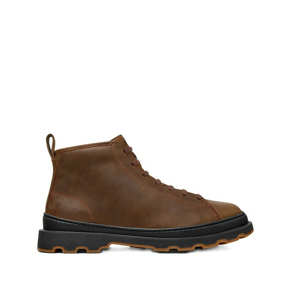 カンペール メンズ ブーツ シューズ Brutus lace-up chunky-sole hiking boots Brown
