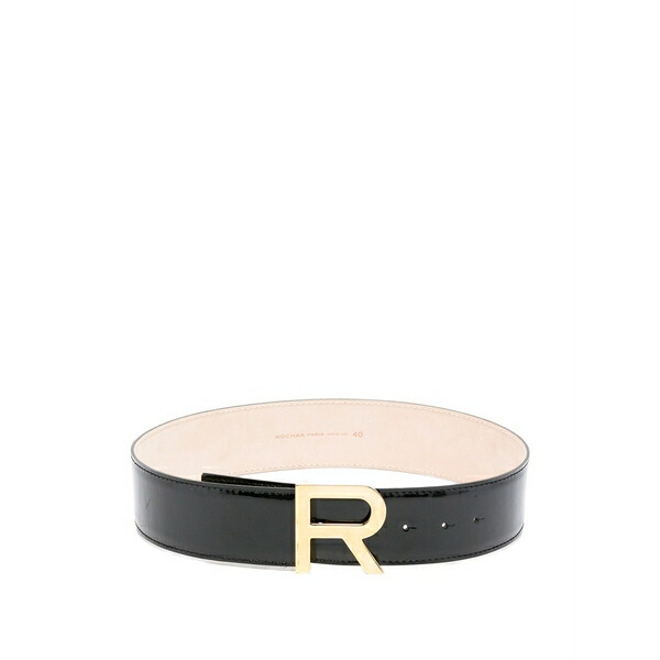 ロシャス レディース 三尺帯 付属物 Logo-buckle belt White