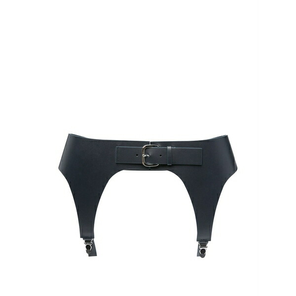 ジャン極点 ゴルチエ レディース 三尺帯 付属物 Leather garter belt Blue