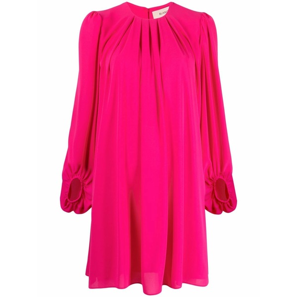 ブランカ ヴィータ レディース ワンピース トップス Gathered-detail shift dress Pink｜asty