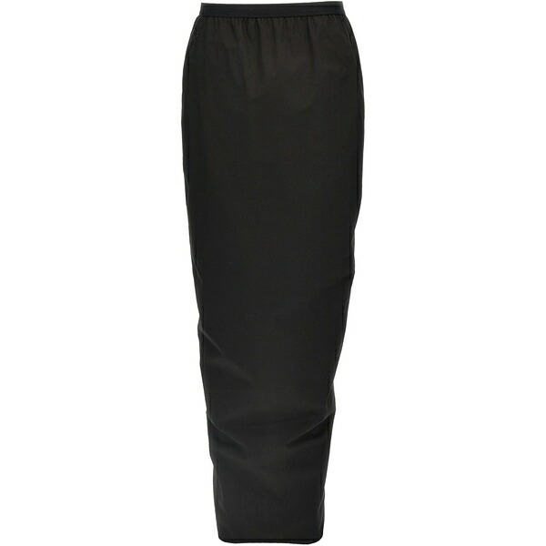 リックオウエンス レディース スカート ボトムス Pillar maxi skirt Black｜asty