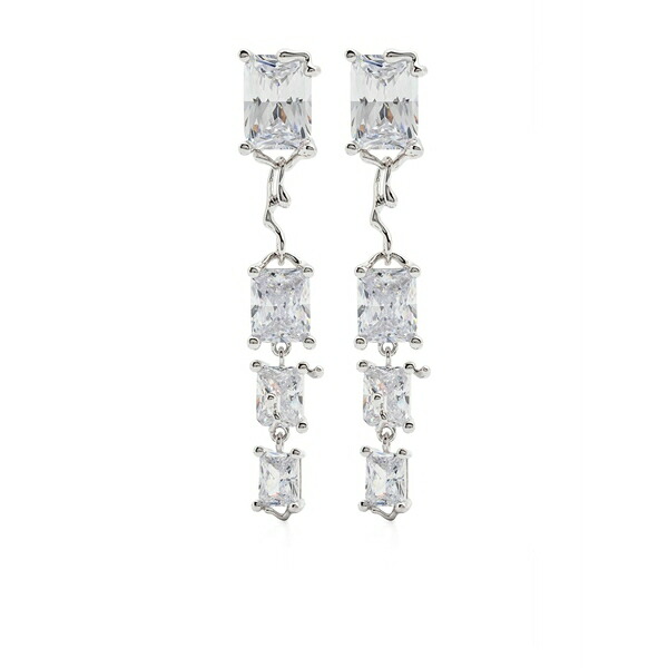 マリア ブラック レディース ピアス＆イヤリング アクセサリー Roppongi chandelier earrings Silver｜asty