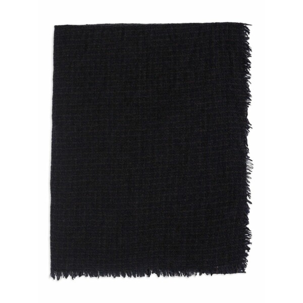 ファリエロ サルティ レディース えり巻き・袈裟・えり巻き 付属物 Frayed-edge scarf Black