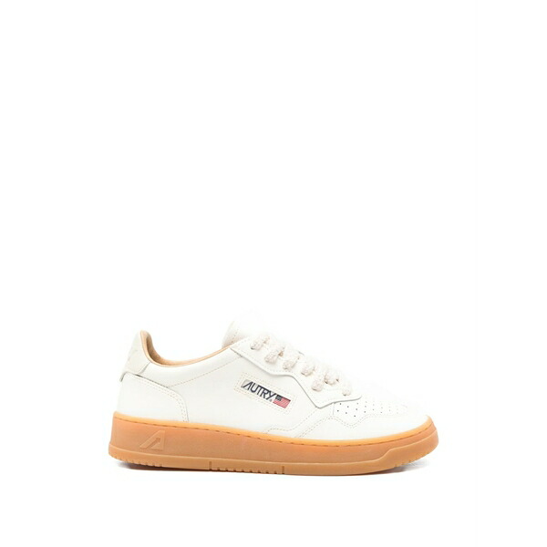 オートリー メンズ スニーカー シューズ Perforated lace-up sneakers Neutrals 靴-メンズ靴-スニーカー
