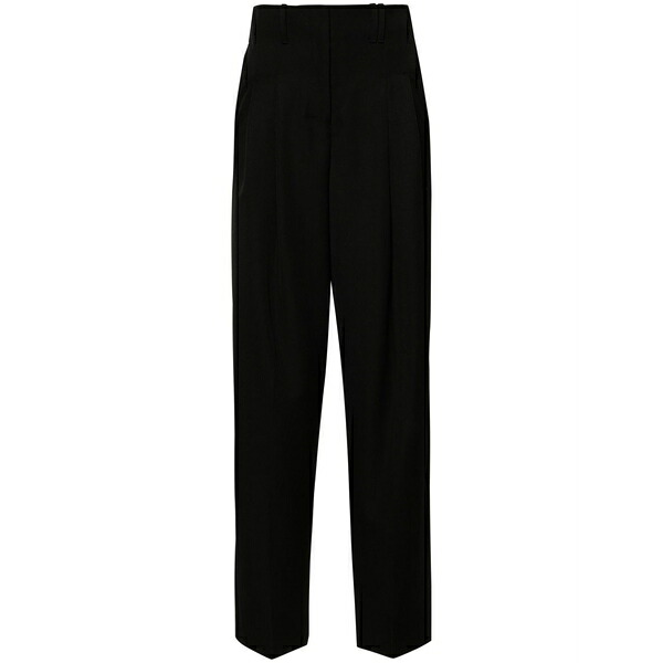ジャクエムス レディース カジュアルパンツ ボトムス Le pantalon titolo wool trousers Black｜asty