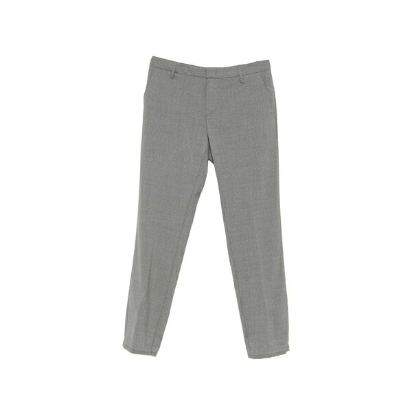 ドンダップ メンズ カジュアルパンツ ボトムス Belt-loops tapered trousers Grey｜asty
