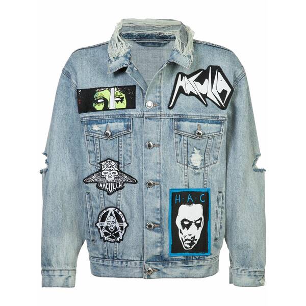 ハクーラ メンズ ジャケット＆ブルゾン アウター Mad max denim jacket Blue｜asty