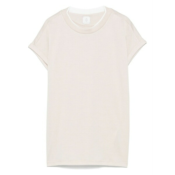 イレブンティ レディース プルオーバー トップス Short-sleeve cotton t-shirt Neutrals