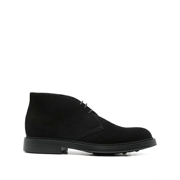 ドンカルズ メンズ 御召しものシューズ シューズ Lace-up chukka shoes Black
