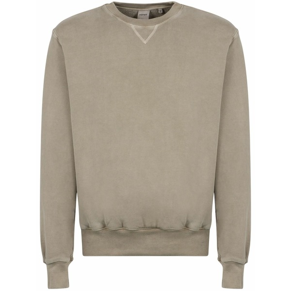アスペジ メンズ パーカー・スウェットシャツ アウター Cotton sweatshirt Neutrals｜asty