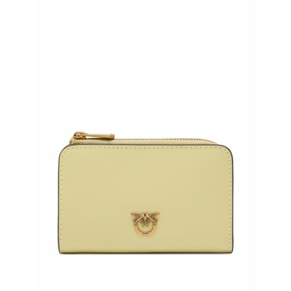 ピンコ レディース 紙入れ 付属品 Antique-gold logo wallet Neutrals