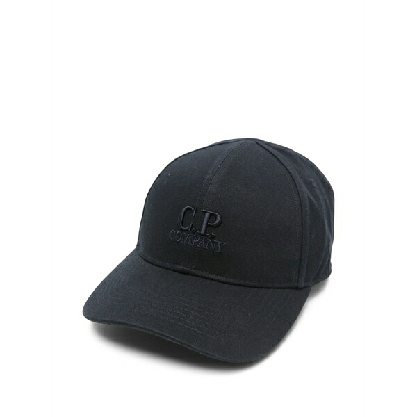 シーピーカンパニー メンズ 帽子 アクセサリー Logo baseball cap Blue｜asty