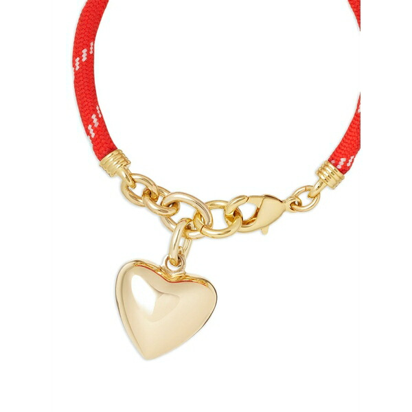 ロクサンヌ・アスリン レディース ブレスレット・バングル・アンクレット アクセサリー Puffy heart cord bracelet Gold｜asty 22,185円