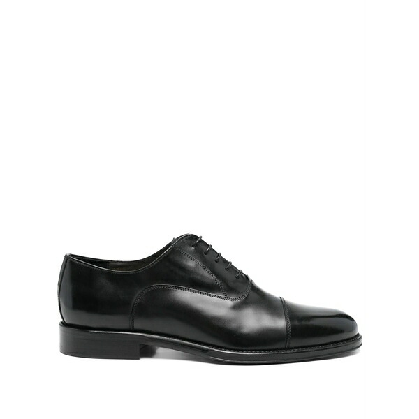 コルネリアーニ メンズ 御召しものシューズ シューズ Leather derby shoes Black