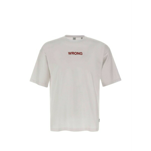 アスペジ メンズ Tシャツ トップス Crew-neck graphic t-shirt White｜asty