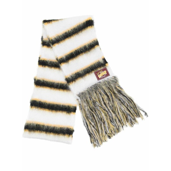 マルニ メンズ えり巻き・袈裟・えり巻き 付属物 Striped pattern scarf White