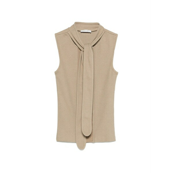 ルメール レディース カットソー トップス Asymmetrical tie top Neutrals｜asty 52,680円