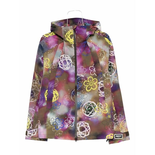 ケンゾー メンズ ジャケット＆ブルゾン アウター Floral-print hooded jacket Green｜asty