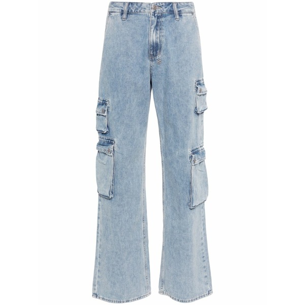 スビ レディース デニムパンツ ボトムス Low rider cargo authentik jeans Blue