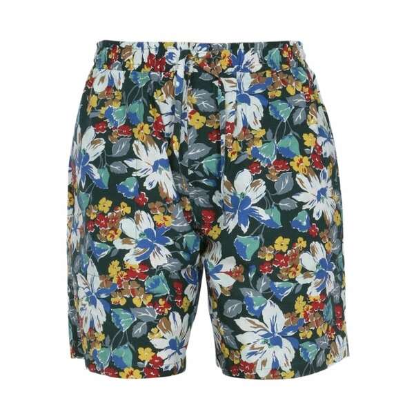ワイエムシー メンズ カジュアルパンツ ボトムス Floral-print shorts Green