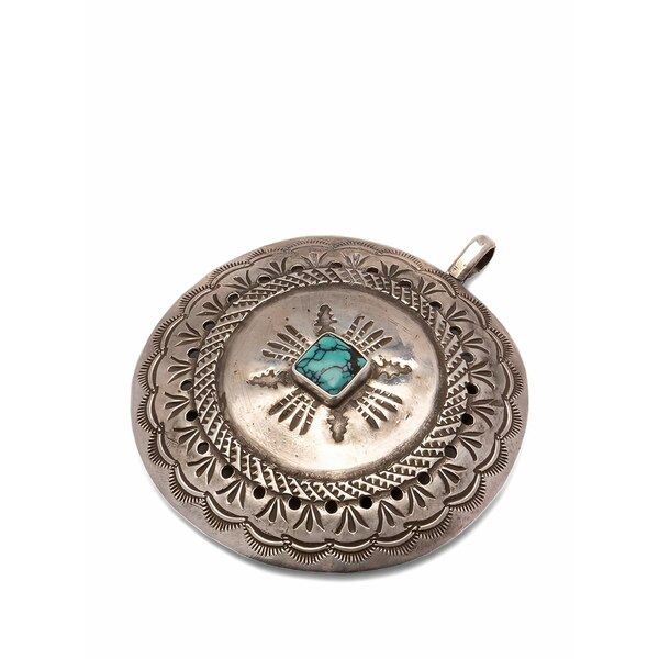 フォルテラ メンズ 首飾り・チョー鉄道車両 佩び物 First nations concho pendant Silver
