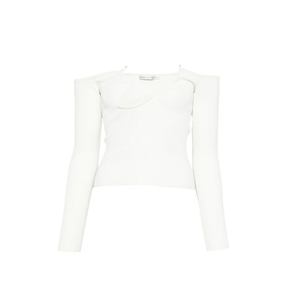 クリストファーエスバー レディース Tシャツ トップス Odessa long-sleeve top White｜asty 87,340円
