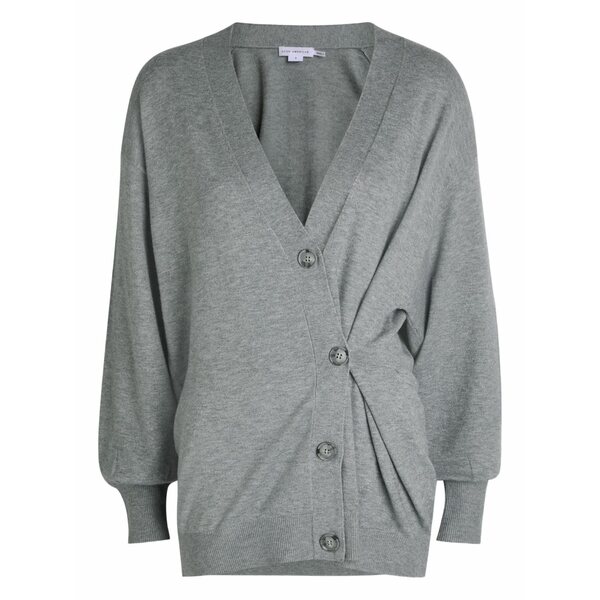 好ましいアメリカン レディース ジレー アウター V-neck cardigan Grey