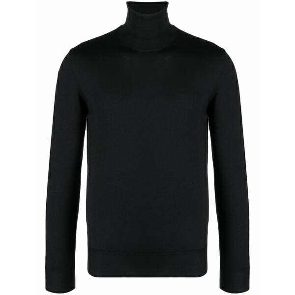 アルテア メンズ ニット\u0026セーター アウター Roll-neck virgin wool jumper Black