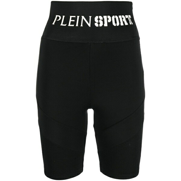 プレインスポーツ レディース カジュアルパンツ ボトムス Logo-waistband cycling shorts Black｜asty 27,820円