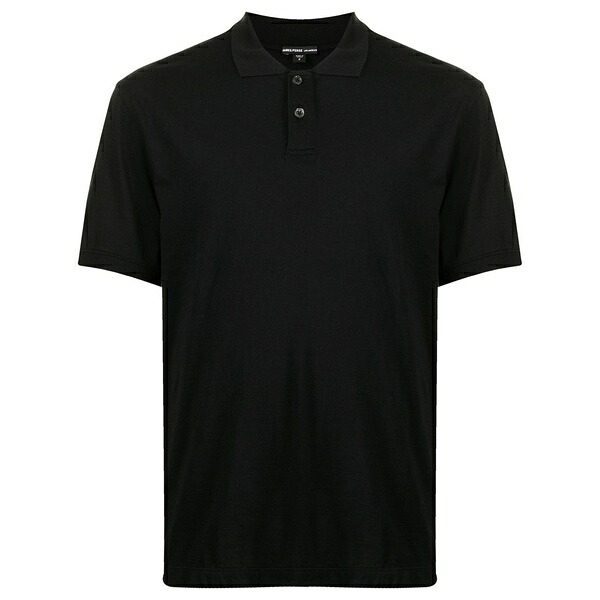 ジェームス パース メンズ ポロシャツ トップス Lotus polo shirt Black|asty