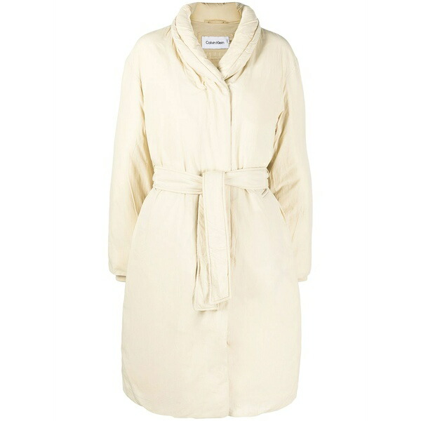 カルバンクライン レディース コート アウター Down puffer coat Neutrals|asty