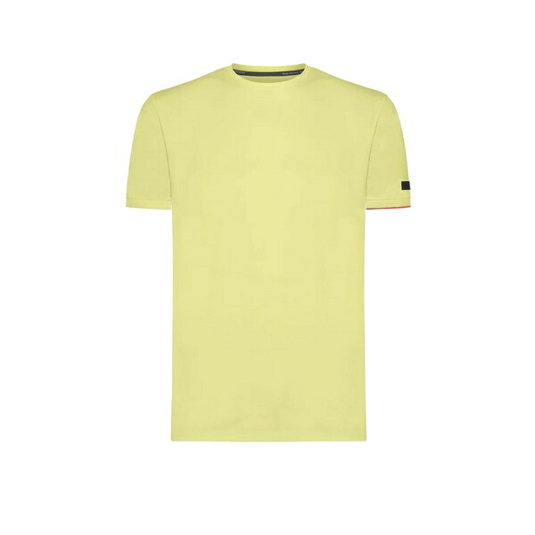 アールアールディ メンズ ティーシャツ トップス Sleeve-detail t-shirt Yellow トップス-メンズファッション-Tシャツ・カットソー