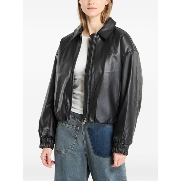 カルバンクライン レディース ジャケット＆ブルゾン アウター Faux leather jacket Black｜asty 50,280円
