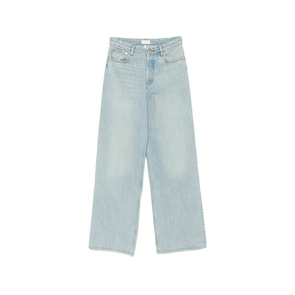 アーペーセー レディース ジーンズズボン下 ボトムス Elisabeth wide-leg jeans Blue