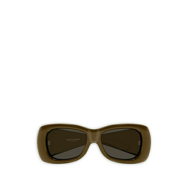 サンローラン アイウェア メンズ サングラス・アイウェア アクセサリー Howl oval-frame sunglasses Brown｜asty