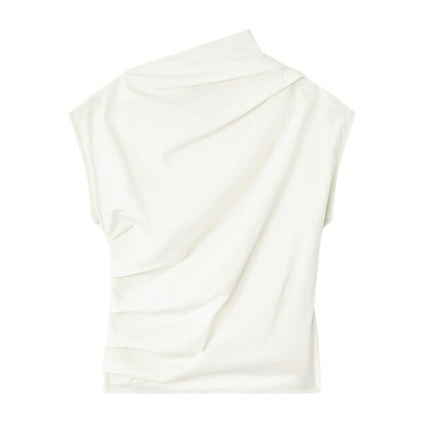 ガニー レディース プルオーバー トップス Draped cowl-neck top Neutrals