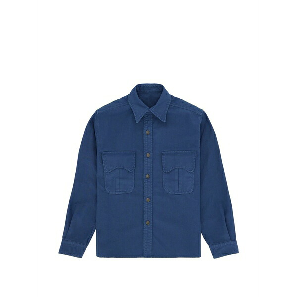 フォルテラ メンズ 上衣＆上衣 アウター Kenny 2.0 cotton shirt jacket Blue