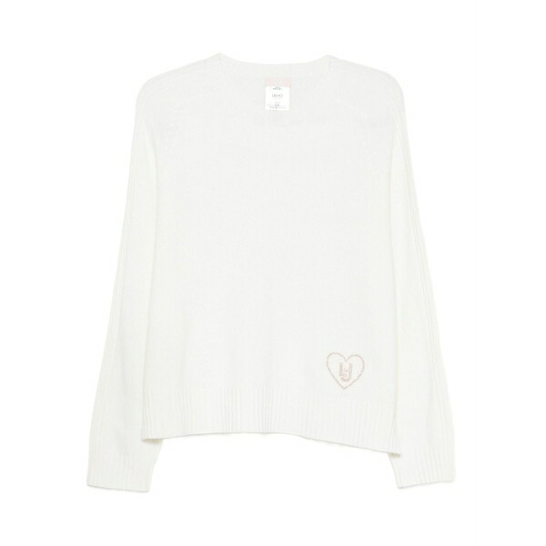 リュージョー レディース 編み物\u0026ティーシャツ アウター Boat-neck sweater White